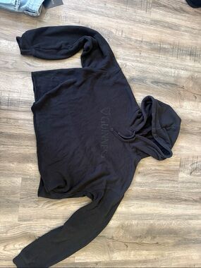 Guinness black crop hoodie